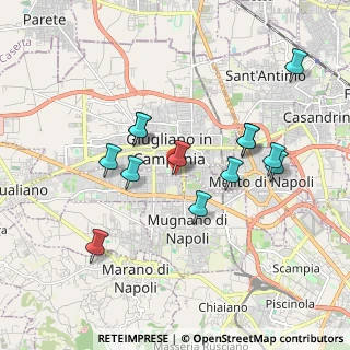 Mappa Via Palmiro Togliatti, 80010 Giugliano in Campania NA, Italia (1.88308)
