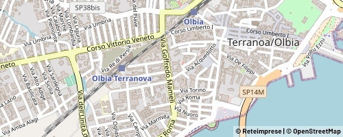 Mappa Olbia