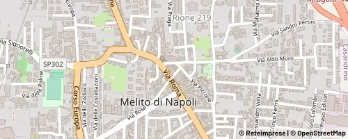 Mappa Melito di Napoli