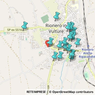 Mappa Via Michele Preziuso, 85028 Rionero In Vulture PZ, Italia (0.5315)