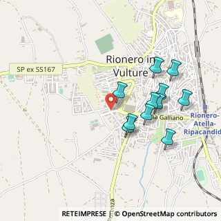 Mappa Via Michele Preziuso, 85028 Rionero In Vulture PZ, Italia (0.47)