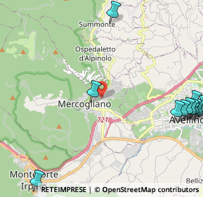 Mappa Via Mario Malzoni, 83013 Avellino AV, Italia (3.40364)