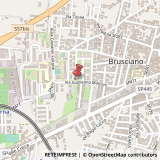 Mappa Via Guglielmo Marconi, 72, 80031 Brusciano, Napoli (Campania)