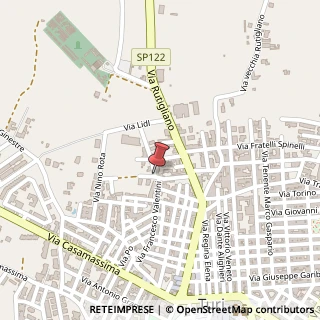 Mappa Via Francesco Valentini, 68, 70010 Turi, Bari (Puglia)