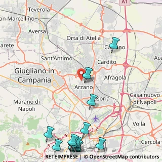 Mappa Via Gaetano Filangieri, 80022 Arzano NA, Italia (6.85882)