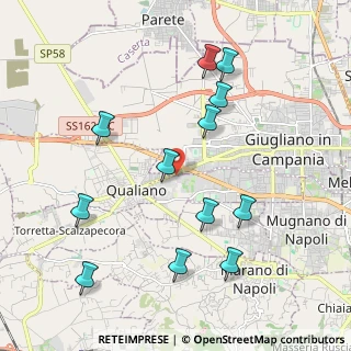 Mappa Via della Libertà, 80010 Giugliano in Campania NA, Italia (2.31583)