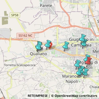 Mappa Via della Libertà, 80010 Giugliano in Campania NA, Italia (2.57077)
