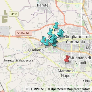 Mappa Via della Libertà, 80010 Giugliano in Campania NA, Italia (1.00917)