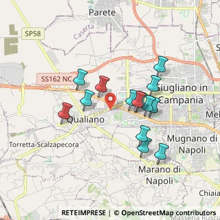 Mappa Via della Libertà, 80010 Giugliano in Campania NA, Italia (1.66786)