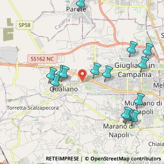 Mappa Via della Libertà, 80010 Giugliano in Campania NA, Italia (2.56286)
