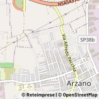 Mapa Arzano