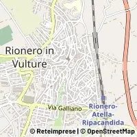 地图 Rionero in Vulture
