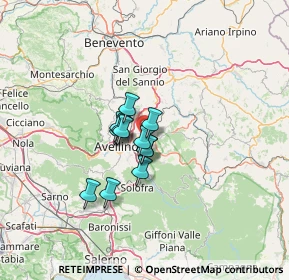 Mappa 83050 San Potito Ultra AV, Italia (8.39833)