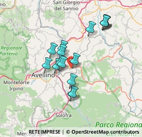 Mappa 83050 San Potito Ultra AV, Italia (6.55125)