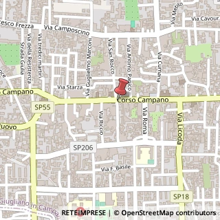 Mappa Corso Campano, 190, 80014 Giugliano in Campania, Napoli (Campania)