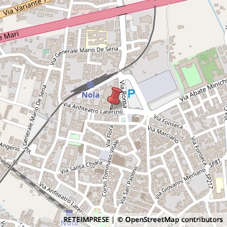 Mappa Via Anfiteatro Laterizio, 36, 80035 Nola, Napoli (Campania)