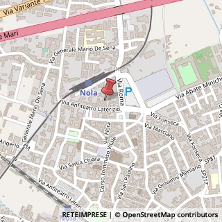 Mappa Via Anfiteatro Laterizio, 44, 80035 Nola, Napoli (Campania)