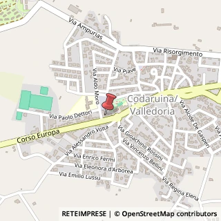 Mappa Corso Europa, 78, 07039 Valledoria, Sassari (Sardegna)