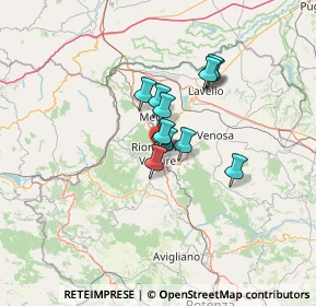 Mappa Via Gioacchino Murat, 85028 Rionero In Vulture PZ, Italia (8.48583)