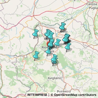 Mappa Via Gioacchino Murat, 85028 Rionero In Vulture PZ, Italia (9.6405)