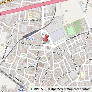 Mappa Via On. Francesco Napolitano, 1, 80035 Nola, Napoli (Campania)