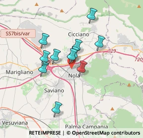 Mappa Piazza Giacomo Matteotti, 80035 Nola NA, Italia (3.02545)