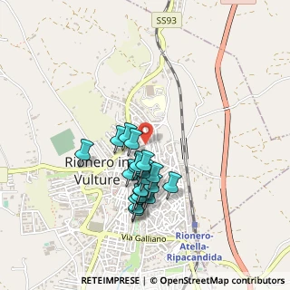 Mappa Via S. Teresa, 85028 Rionero in Vulture PZ, Italia (0.412)