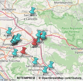Mappa Via Cupa Ruopoli, 80035 Nola NA, Italia (8.8755)