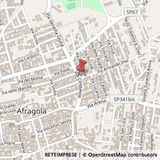 Mappa Via Cinquevie, 21, 80021 Afragola, Napoli (Campania)