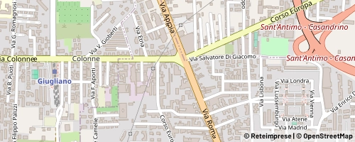 Mappa Melito di Napoli