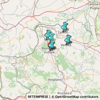 Mappa Via Piave, 85028 Rionero In Vulture PZ, Italia (8.43545)