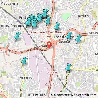 Mappa Asse Mediano, 80027 Frattamaggiore NA, Italia (1.331)