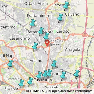 Mappa Asse Mediano, 80027 Frattamaggiore NA, Italia (3.042)