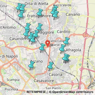 Mappa Asse Mediano, 80027 Frattamaggiore NA, Italia (2.4795)