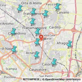 Mappa Asse Mediano, 80027 Frattamaggiore NA, Italia (2.695)