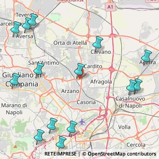 Mappa Asse Mediano, 80027 Frattamaggiore NA, Italia (6.76214)