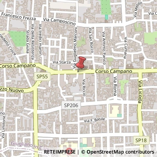 Mappa Corso Campano, 234, 80014 Giugliano in Campania, Napoli (Campania)
