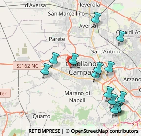 Mappa Viale del Toro, 80014 Giugliano in Campania NA, Italia (5.14071)