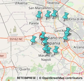 Mappa Viale del Toro, 80014 Giugliano in Campania NA, Italia (3.53462)