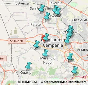Mappa Viale del Toro, 80014 Giugliano in Campania NA, Italia (4.71667)