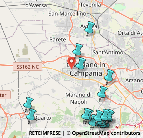 Mappa Viale del Toro, 80014 Giugliano in Campania NA, Italia (6.524)