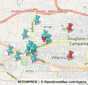Mappa Viale del Toro, 80014 Giugliano in Campania NA, Italia (0.99077)