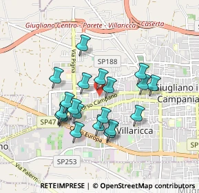 Mappa Viale del Toro, 80014 Giugliano in Campania NA, Italia (0.825)