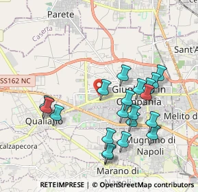 Mappa Viale del Toro, 80014 Giugliano in Campania NA, Italia (2.07)