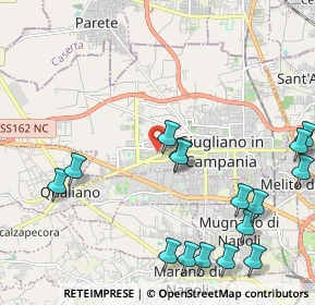 Mappa Viale del Toro, 80014 Giugliano in Campania NA, Italia (2.83938)