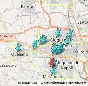 Mappa Viale del Toro, 80014 Giugliano in Campania NA, Italia (1.74563)