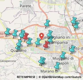 Mappa Viale del Toro, 80014 Giugliano in Campania NA, Italia (2.2865)