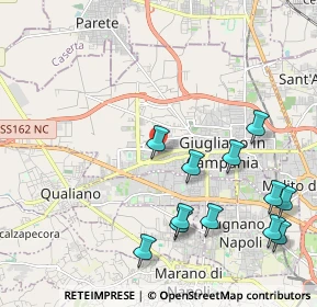Mappa Viale del Toro, 80014 Giugliano in Campania NA, Italia (2.57083)