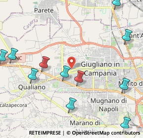 Mappa Viale del Toro, 80014 Giugliano in Campania NA, Italia (2.93818)