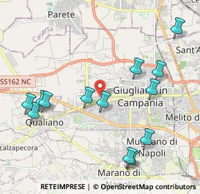 Mappa Viale del Toro, 80014 Giugliano in Campania NA, Italia (2.47692)